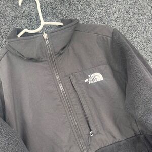 The North Face Denali Polartec Fleece Jacket Black Womens Large Full Zip Outdoor